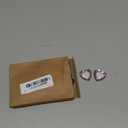 MECCANIXITY 20 Pcs Acrylic Heart Rhinestone, 30mm Flat Back Plastic Gems Jewelry Stickers for Craft Bead Face Painting Costume Jewelry Making White AB