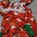 CuteBone Small Dogs Christmas Outfit Soft Puppy Onesies Pjs Dog Pajamas Pet Coat Cat Apparel Comfy Doggie Jumpsuit Bodysuit for All Seasons P135XL (A01-Xmas135)