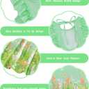 Goodstoworld Toddler Girl Dress for Kids Summer Beach Ruffle Tie Back Dresses for 2-8T (Green) 3-4 Years