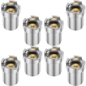 8Pcs 510 Thread Adapter, CBD Adapter, Thread Screw Converter, 510 Adapter Connector Suitable for Connecting Soldering Irons for Circuit Board Repair