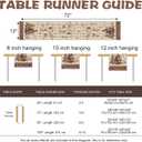 2 x Croar Merry Christmas Pine Tree Dining Table Runner, Xmas Buffalo Plaid Wood Ornament Burlap Kitchen Decoration, Winter Holiday Farmhouse Indoor Outdoor Home Decor Party Supply 13 x 72 Inches