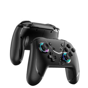 Switch Controller, Wireless Pro Controller for Switch/Lite/OLED/iPhone/Mac/iPad/iOS/Android/Phone/PC/Steam/TV,Bluetooth controllers with Programming/ 4 Vibration / 3 Turbo Modes/6-Axis/Motion/RGB