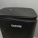 Garvee 13 Gal Stainless Steel Kitchen Trash Can with Lid, Step Pedal, Black