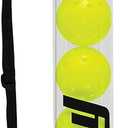 Franklin Sports Pickleball, Tennis + Padel Ball Hopper Tubes - (15) Tennis/Padel Ball + (13) Pickleball Picker Upper Tubes - Quick Pickup + Storage 37"
