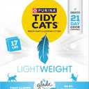 Purina Tidy Cats Low Dust, Multi Cat, Clumping Cat Litter Odor Control Formula, LightWeight Glade Clear Springs - 17 lb. Box