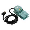 XURUI Power Maintained Foot Switch XF-402R, Single Pedal, 15A 250V, 7.2 Feet Cord with Plug,Cast Aluminum (Maintained Switch)