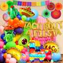 KatchOn 30 PCS Taco Bout A Fiesta Decorations - Mexican Party Banner, Balloons for Taco and Fiesta Themed Celebrations
