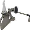 NewYall Front Left Side Foot Peg Pedal Mount Bracket for Kawasaki Versys 250/300 2017-2018, Ninja 250 2013-2015, Ninja 300 2013-2018, Z250/300 2013-2014