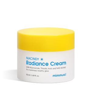 NIACINDY Radiance Capsule Cream | Liposomal NAD + 10% Niacinamide +Thioctic Acid + 9 Peptides | Dark Spot Remover & Anti-Aging Moisturizer | Korean Clinical Formula for Radiant Skin | 50ml (1PC)