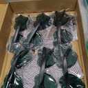 Long Colored Wigs - 6 Pack Wavy Neon & Curly Color Wigs for Women - Come with Extra Neon Glasses - Bachelorette Party Favors Green