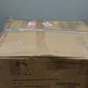 civama Bar Stools Set of 4 for Kitchen Counter, Adjustable Bar Height Chairs, Modern Swivel Barstools with Bentwood Seat and Back with Footrest for Kitchen Island, Dining Room, Black PU Leather