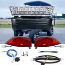 Club Car Precedent LED Light Kit with Head & Tail Lights - Fit for 2004-Up Golf Carts