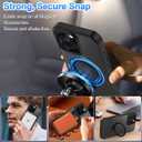 Lamcase for iPhone 16 Pro Case, Compatible with MagSafe, with Privacy Screen Protectors X2, [Magnetic Invisible Stand] [Camera Protection] Shockproof Slim Translucent Matte Phone Case, Black