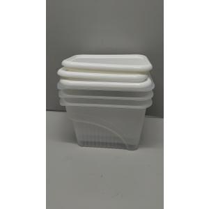 Food Storage Containers Pack of 3 7x7x10"