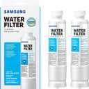 SAMSUNG Genuine Filters for Refrigerator Water and Ice, Carbon Block Filtration for Clean, Clear Drinking Water, DA29-00020B-2P, 2 Pack