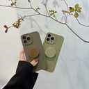 Silicone Case for iPhone 13 Pro Case 6.1-Inch, Women with Ring Holder Expanding Kickstand, Girl Cute Rubber Protective Phone Cover (Gray)