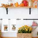 2Pcs Pumpkin Maple Leaves Fall Kitchen Towels Fall Kitchen Decor for Home Seasonal Autumn Thanksgiving Harvest Gifts Waffle Weave Dish Tea Hand Towels for Farmhouse Kitchen Bathroom 14 x 23 Inches