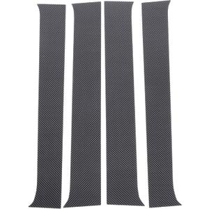 4 Pcs Door Pillar Window Trim for GMC Canyon 2004-2012 Carbon Fiber Pattern Black Front Left Right Anti Scratch Sticker Pillar Posts Cover