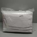 Premium Pillows King Size Set of 4, Fluffy and Supportive 7D Down Alternative Bed Pillows, Luxury Soft Hotel Quality Gusseted Pillow for Side Back Stomach Sleepers, Relief Neck Head and Shoulder Pain (Black Edge)