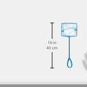 Marina 5-Inch Blue Fine Nylon Net with 10-Inch Handle, Aquarium Maintenance Tool, Blue, 11275