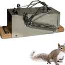 Big Squirrel Trap Indoor Outdoor  Medium Rodent Trap  Ouell Traps  Black and Grey Squirrels  QAI Quell  Most Powerful Trap