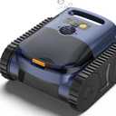 Pool Vacuum for Inground Pool, Cordless Pool Cleaner Robot with Smart Navigation, Self-Parking, LED Indicator, Wall&Waterline Above Ground Pool Vacuum Cleaning up to 2150 Sq.ft