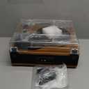 Vinyl Record Player with Built-in Speakers Support Bluetooth in & Out Turntable 3 Speeds High Fidelity Record Player with Magnetic Cartridge AT-3600L Support Auto Stop, RCA Output, AUX in (Walnut)