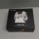 ManbaOne Interactive Screen Wireless Gaming Controller for PC/Switch/Switch 2/iOS/Android,Hall Effect Stick & Trigger,RGB Lighting,Remappable Buttons,1800mAh with Charging Dock (White)