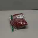 24 Inch Red Knitted Small Christmas Tree Skirt, Chunky Cable Knit with Braided Border, Perfect for Xmas Holiday Decorations