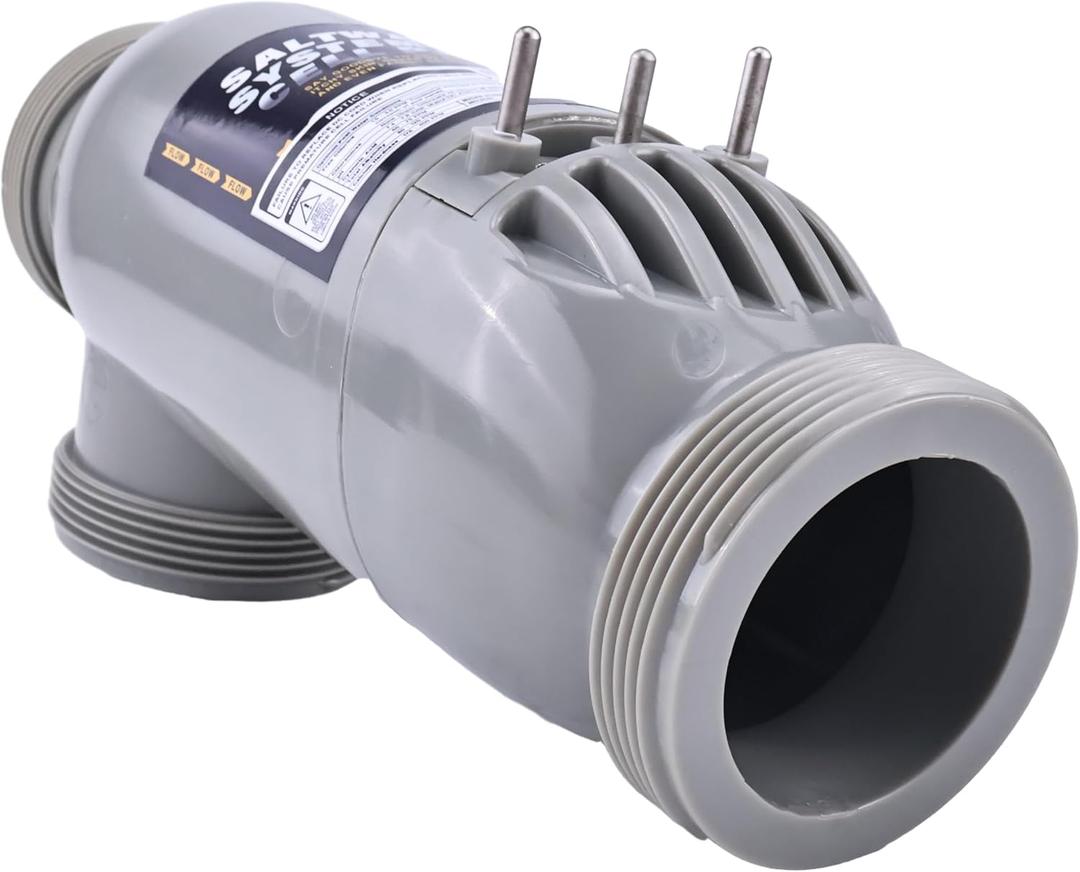 3-Port Salt Cell Replacement Kit R0452400 PLC 1400 Compatible with Zodiac Jandy AquaPure PureLink APURE1400, Fits Pool Up to 40,000 gallons