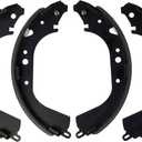 BOSCH BS589 Blue Drum Brake Shoe Set - Compatible With Select Toyota 4Runner, Pickup, T100, Tacoma, Tundra; REAR