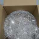 Absonic Acrylic Pen Holder Pencil Organizer, 360-Degree Rotating Pencil Holder, Crayon Organizers for Kids Marker Organizer Caddy Art Supply Kids Desk Organizers for Office Home School (Large - Single - Clear - With Handle)