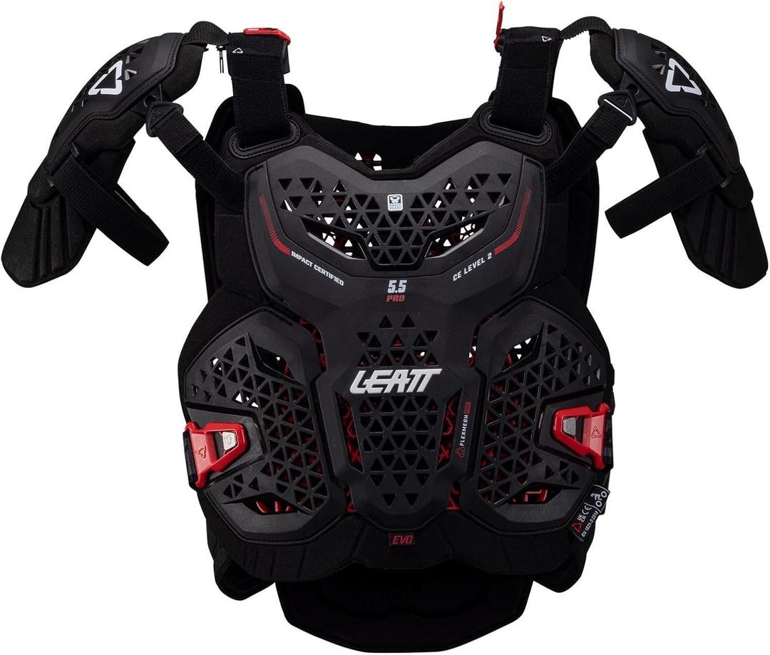 Leatt Chest Protector 5.5 Pro Evo (XXL 184-196cm, Black)