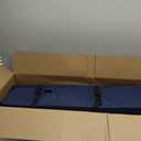 Beach Chair with Canopy Shade, Folding Camping Chair with Canopy with Cup Holder, Side Pocket for Camp, Beach, Tailgates, Fishing - Support 330 LBS (Navy Blue)