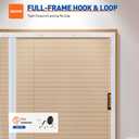 MAGZO Magnetic Screen Door Fit Door Size 32 x 80 Inch, Screen Size 34" x 81" Strong Magnet Door Mesh with Reinforced Hook & Loop for Patio Door, Sliding Door, White