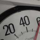 La Crosse 104-134 13.25 Round Indoor/Outdoor Analog Dial Thermometer