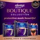 Always Discreet Boutique Incontinence Pads, for Bladder Leaks, Extra Heavy Absorbency, Long Length, 40 Count (2 Packs of 20)