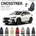 for Subaru Crosstrek 2016-2026 Car Seat Covers, Full Set, Black
Luxury Full Coverage Leather Seat Protectors, Waterproof Breathable, Non-Slip, Easy to Install, Airbag Compatible, All-Season