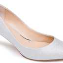 Jewel Badgley Mischka Royalty Pointed Toe Kitten Heel, Size 8