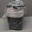 EUHOMY Nugget Ice Maker Countertop with Handle, Ready in 6 Mins, 34lbs Per Day, Removable Top Cover, Auto-Cleaning, Portable Sonic Ice Maker with Basket and Scoop, for Home/Party/RV/Camping (Black)