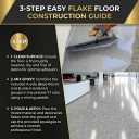 Kotoshi Epoxy Colored Sand Floor Paint, Gray, 1 Gallon, Concrete & Garage, 128 Fl Oz