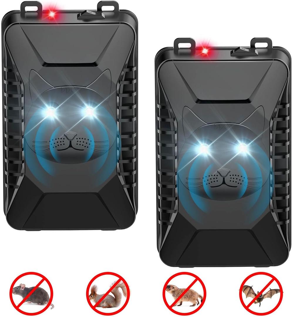 Rodent Repellent for Car Engines, Mouse Rat Pest Bat Squirrels Rabbits Skunks Repeller with, Keep Mice Out of Indoor
