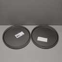 GoodCook Everyday Nonstick Steel Pizza Pan, 12", Gray (Pack of 2)