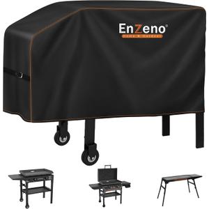 Enzeno Grill Cover for Blackstone 22and 28Single Shelf Griddle CoverGriddle Accessories Grill Cover for Outdoor Grill Waterproof and Windproof 44x22x25inch Black
