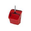 Winco Jumbo Dust Pan, 13-5/8" x 14" x 8-7/8", Red