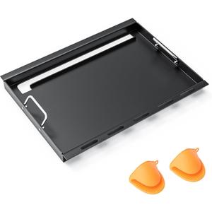 6788 Full Size Griddle Insert Replacement Part for Weber Genesis II E320 E310 EP310 EP330 E325 Gas Grill, Flat Top Grill Griddle with Handles for Genesis II 300 Series GS4, Replace for 66095 66802