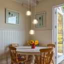 Modern Chandelier Crystal Pendant Light for Kitchen Island Dining Room Bedroom Hallway Gold