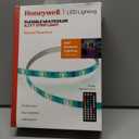 Honeywell 8.2ft USB Powered LED RGB Strip Lights for Home Decor, Mounted Under Cabinet Lights, with 4 Sound Sync Music Modes, Remote Control & Dimmable Lights