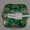 24pcs Turtle Themed Green Paper Food Trays for Party Supplies Kids Birthday Party Decorations