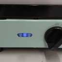 Dash Mini Toaster Oven - Sleek & Stylish - For Creative Homemade Treats - Compact, Space-Saving Design - adjustable temperature dial - Removable Baking Tray - Aqua